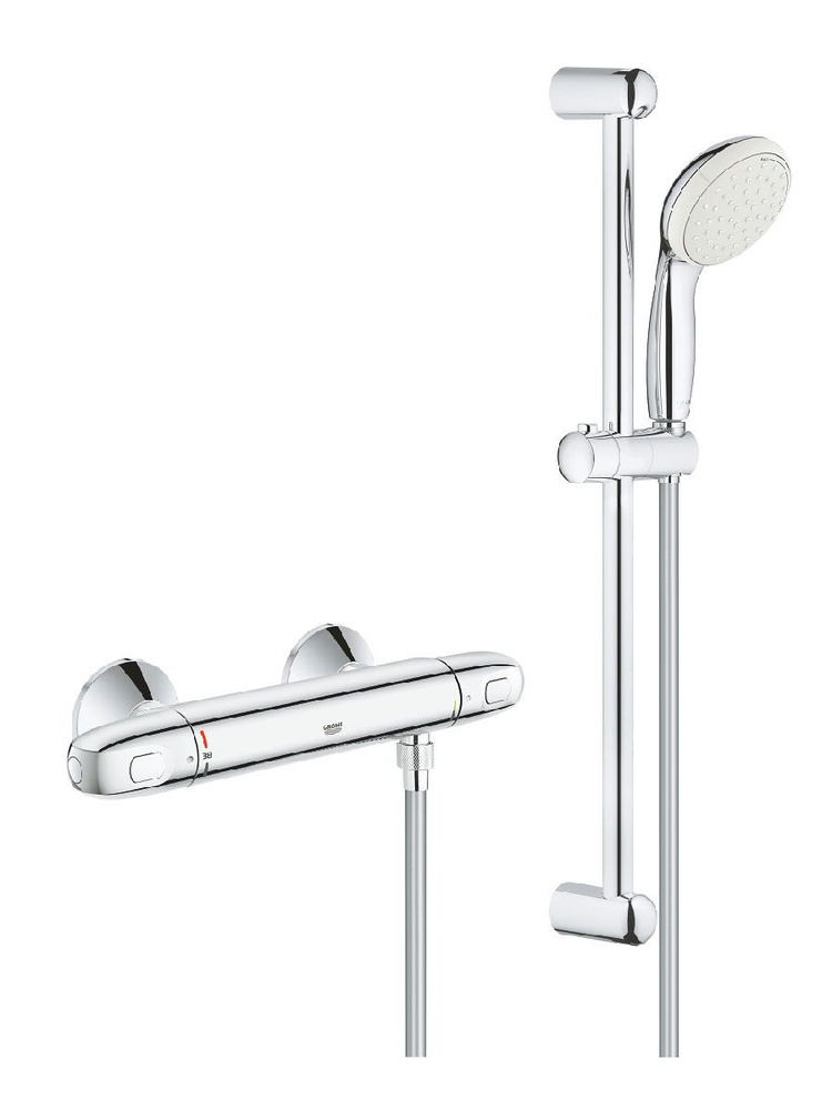 Термостат для душа с душевым гарнитуром Grohe Grohtherm 34151004 #1