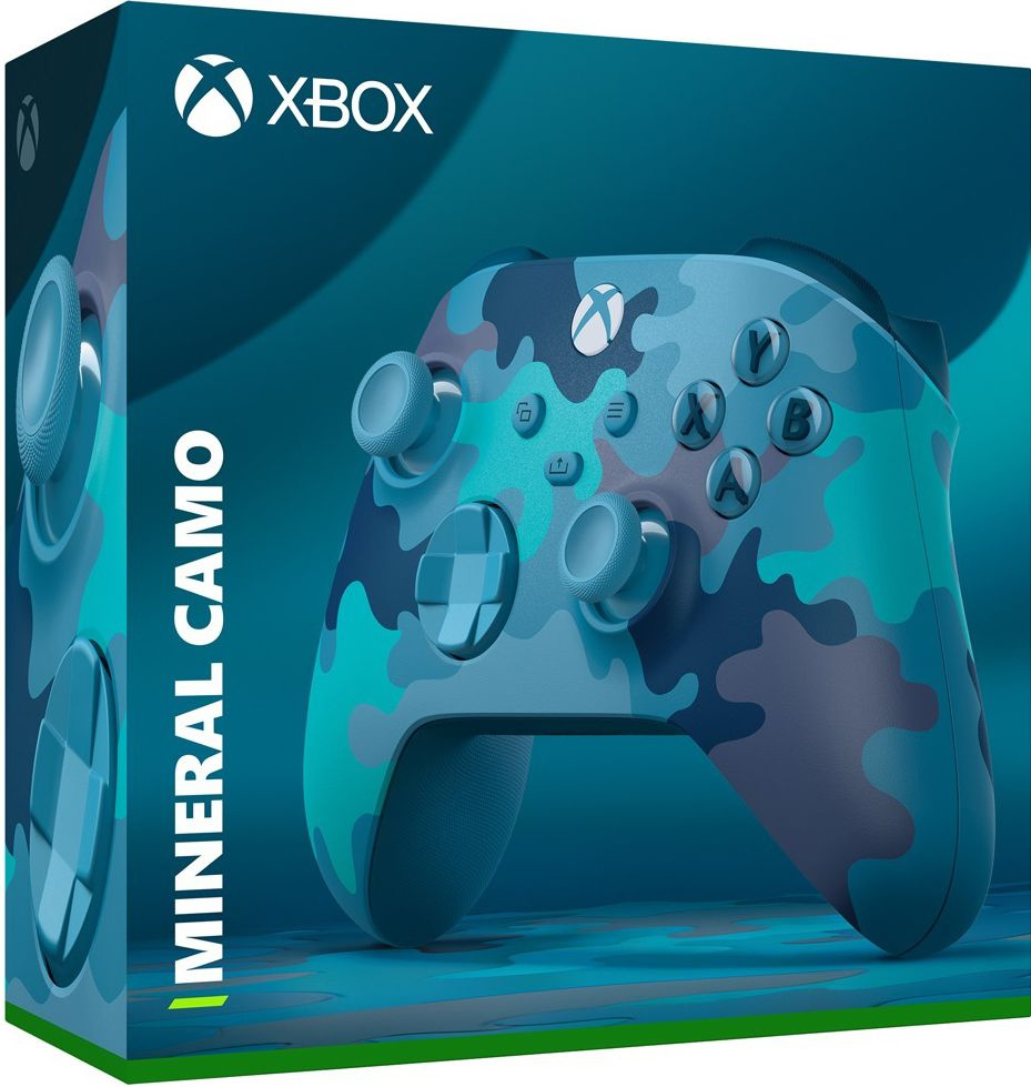 Xbox Геймпад беспроводной Xbox Wireless Controller Mineral Camo (Xbox One/Series X/S/PC), Bluetooth, #1