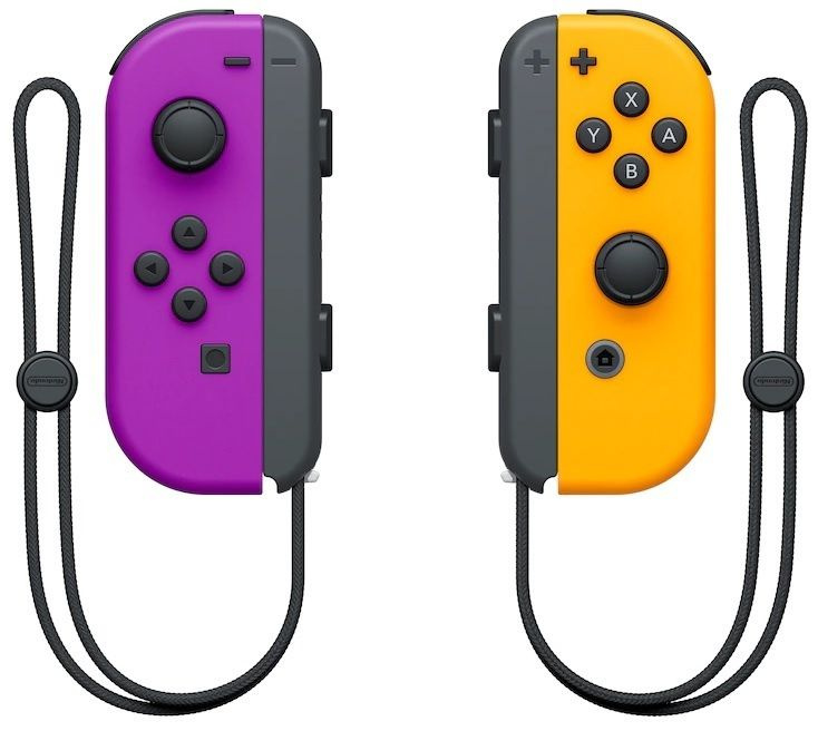 Геймпад Nintendo Switch Joy-Con controllers Duo, фиолетовый/оранжевый #1