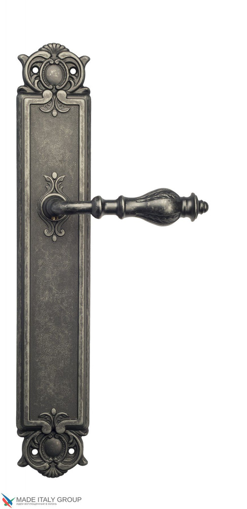 Дверная ручка на планке Venezia GIFESTION PL97 античное серебро #1