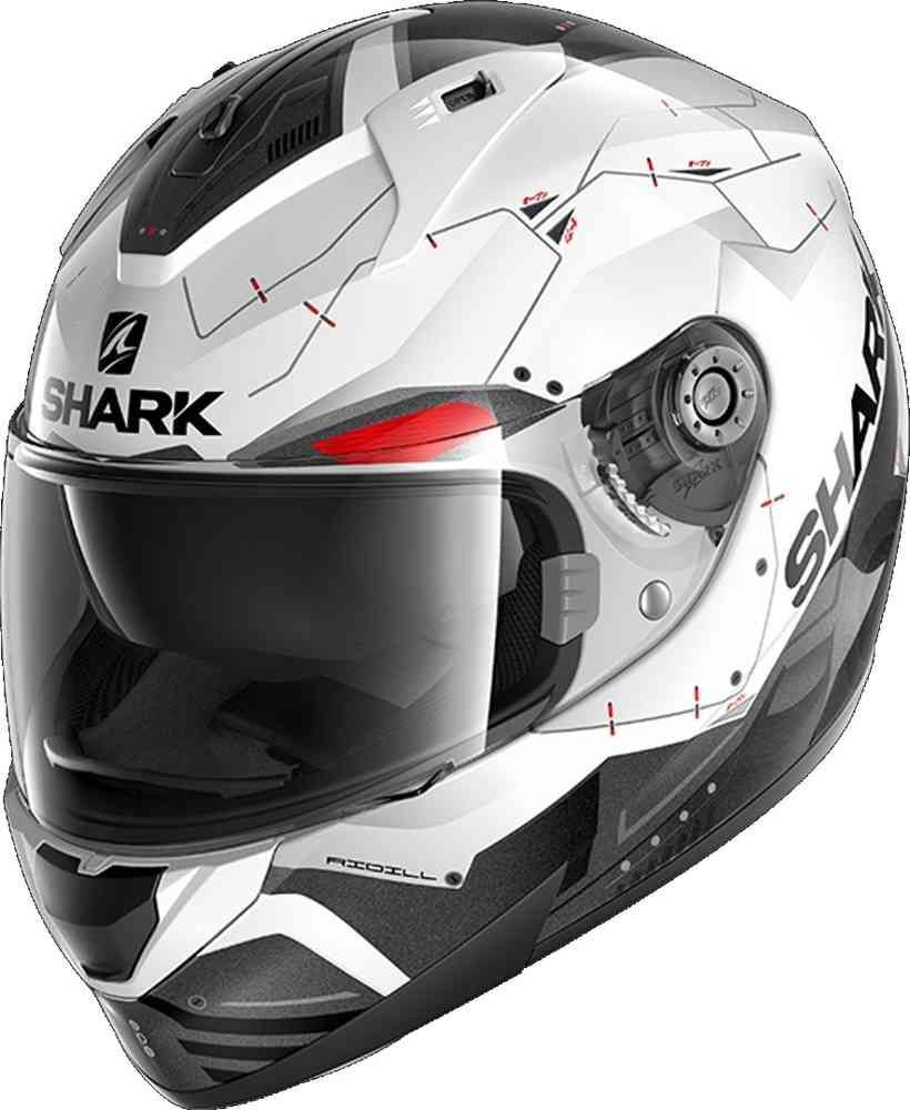 SHARK Мотошлем, цвет: белый, черный, размер: XS #1
