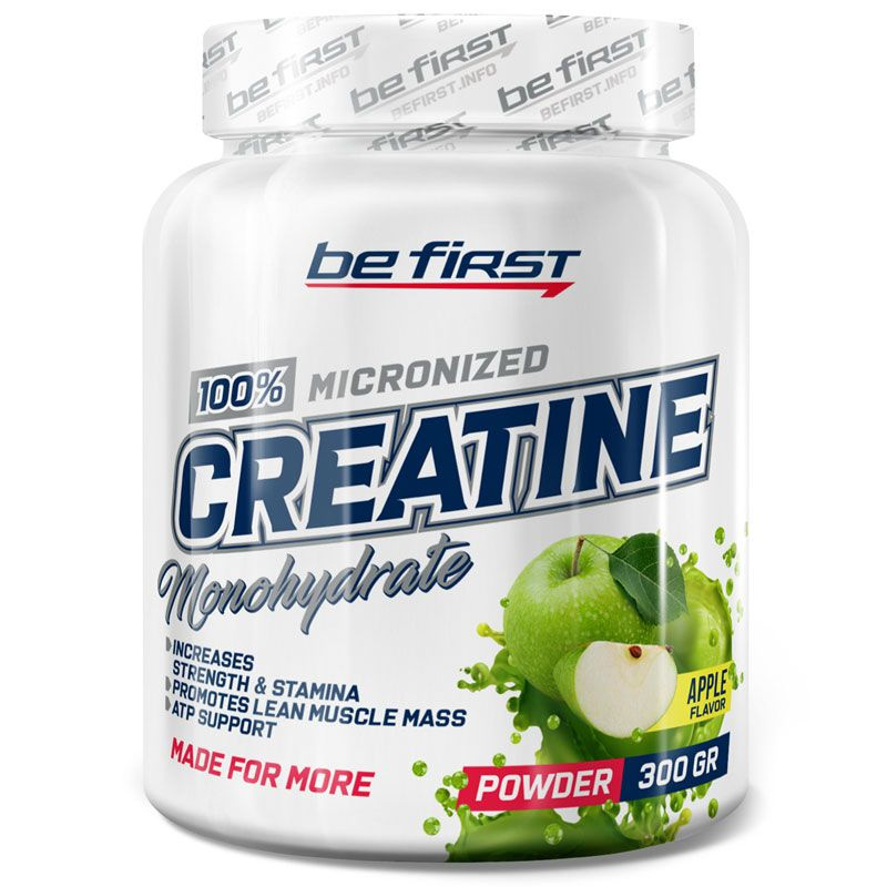 Be First Creatine powder (300 гр.) Яблоко #1