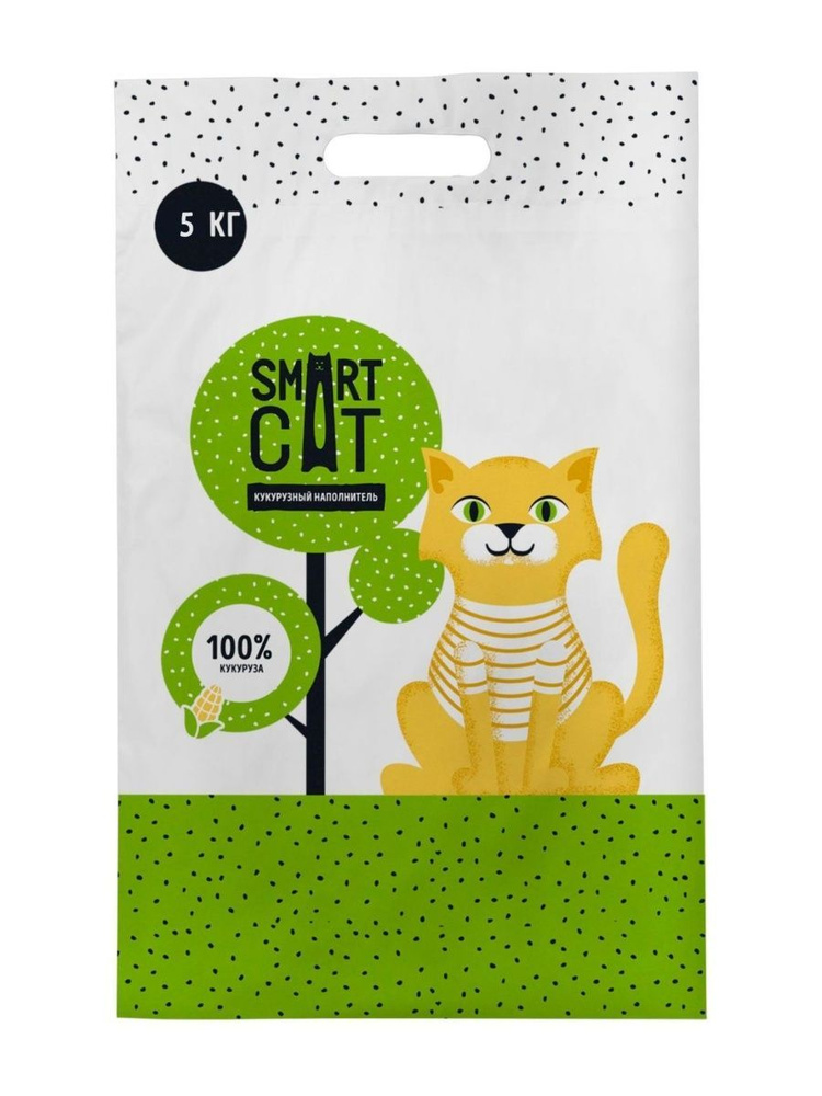 Наполнитель Smart Cat кукурузный - 7,2 л (5 кг) #1