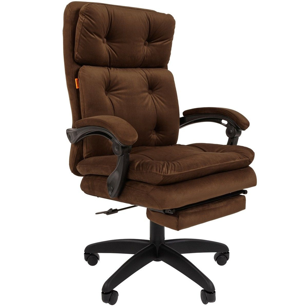 Компьютерное кресло для дома и офиса с подставкой для ног CHAIRMAN HOME 442, офисное кресло руководителя, #1