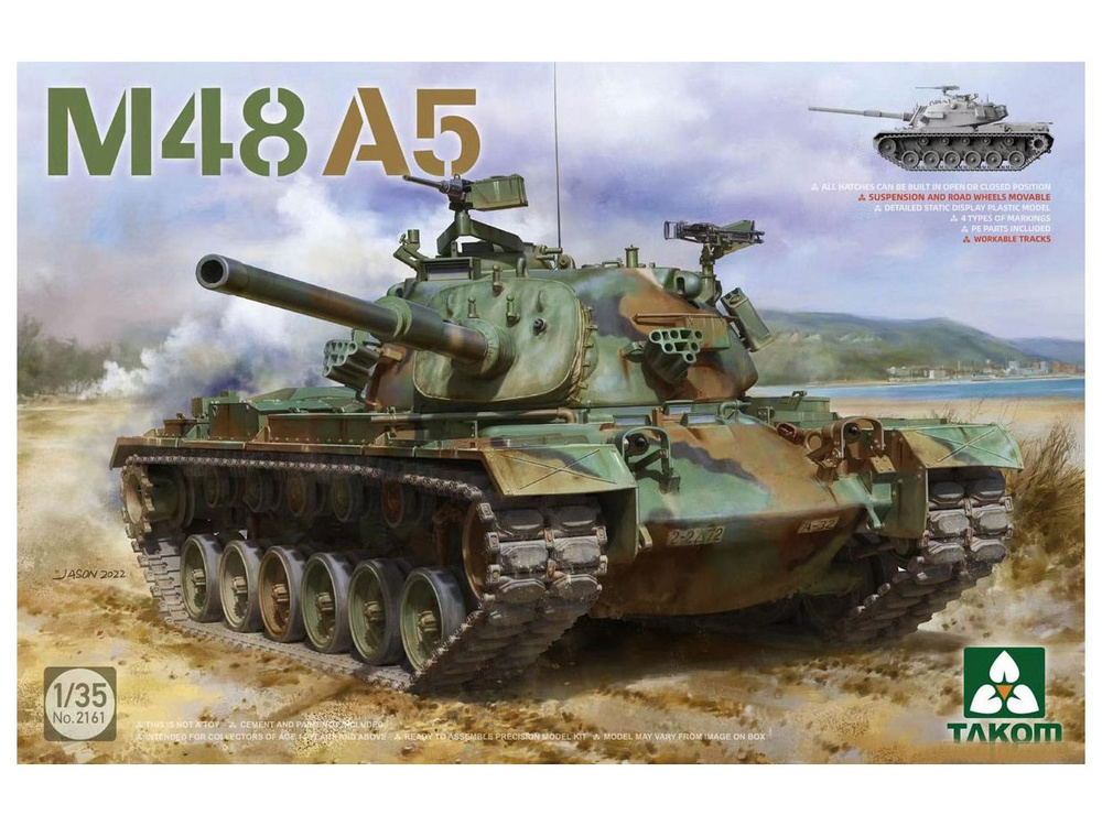 2161 Takom Американский танк M48A5 Patton (1:35) #1