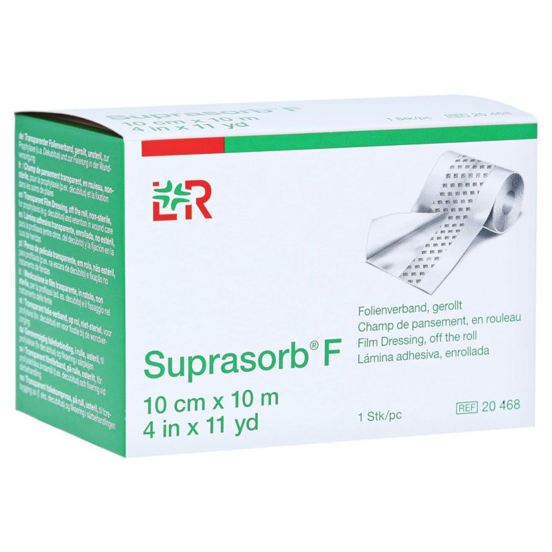Повязка медицинская пленочная прозрачная в рулоне Suprasorb F (10 см x 10 м)  #1