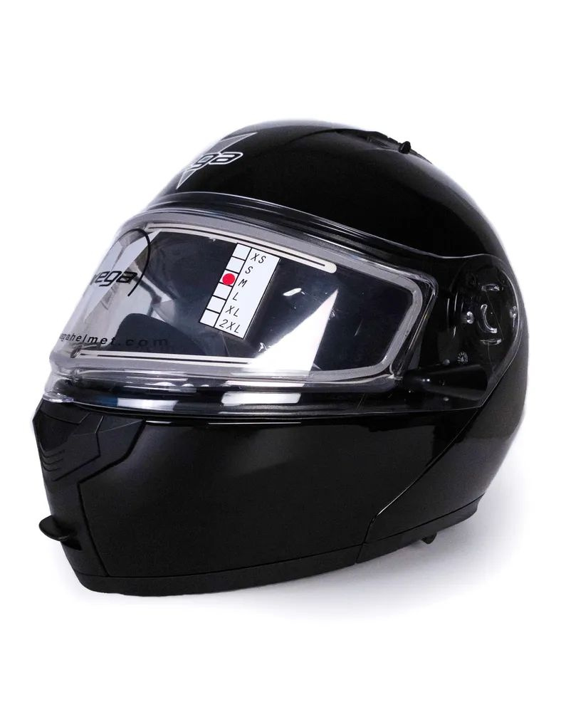 VEGA Шлем для снегохода, цвет: черный, размер: M #1