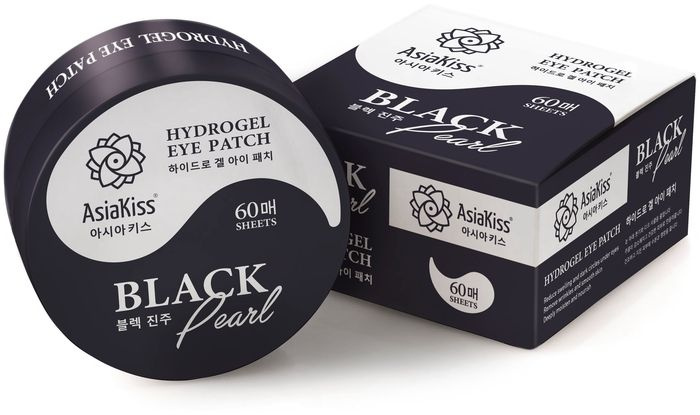 AsiaKiss Патчи гидрогелевые для глаз Hydrogel Eye Patch Black Pearl, 60 шт #1