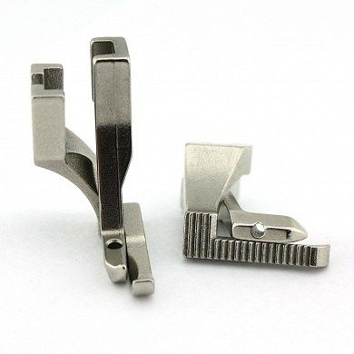 Комплект лапок вшивания молнии (левая) / перетоп для промышленной швейной машины AURORA 0302, JACK H2, #1