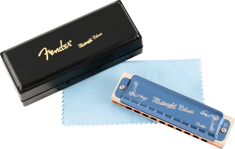 Губная гармошка Fender Midnight Blues Harmonica D #1