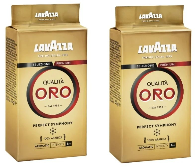 Кофе молотый Lavazza Qualita Oro, 250 г -2 шт #1