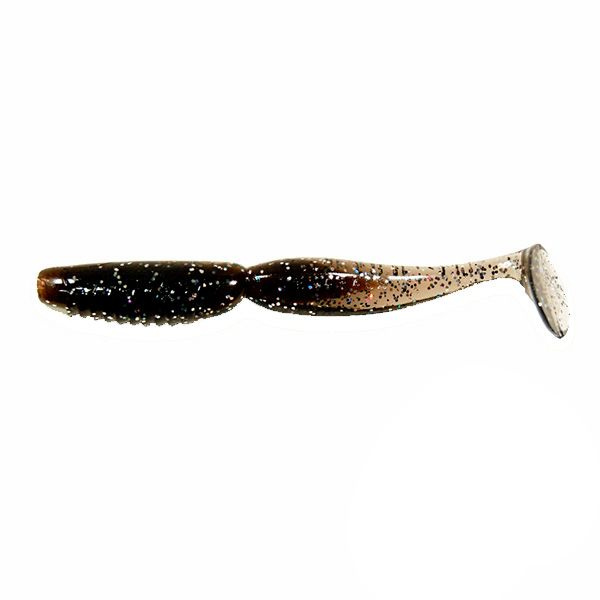 Силиконовые приманки Megabass Spindle Worm 5 Smoke Silver Glitter #1