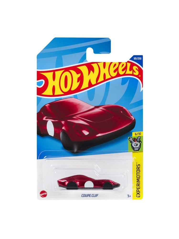 HCX09 Машинка металлическая игрушка Hot Wheels коллекционная модель COUPE CLIP бордовый  #1