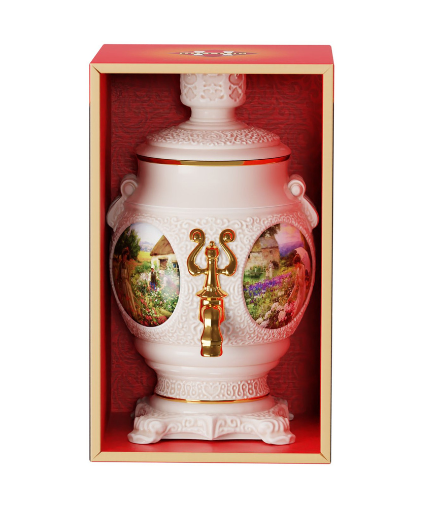 Чай Hilltop керамическая чайница самовар "Царская коллекция", 100 г  #1