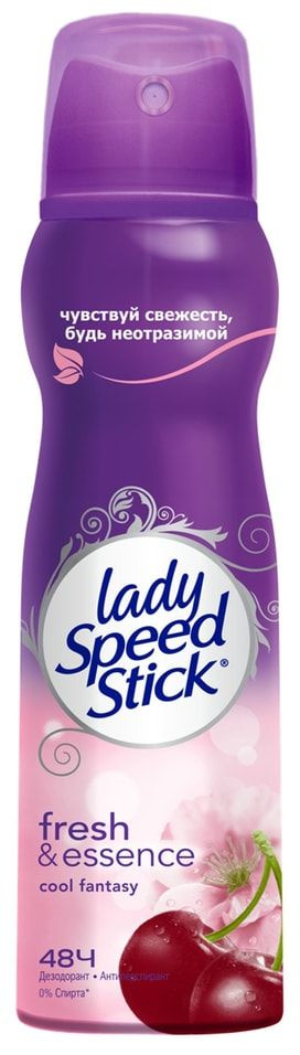 Дезодорант антиперспирант Lady Speed Stick Fresh & Essence Cool Fantasy Цветок Вишни 150мл х 3шт  #1