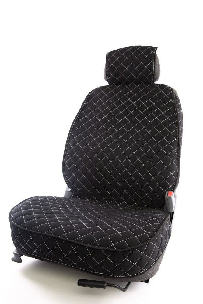 AutoZoom Автомобильный чехол на Передние сиденья, Сиденье водительское, Искусственные материалы, 2 шт. #1