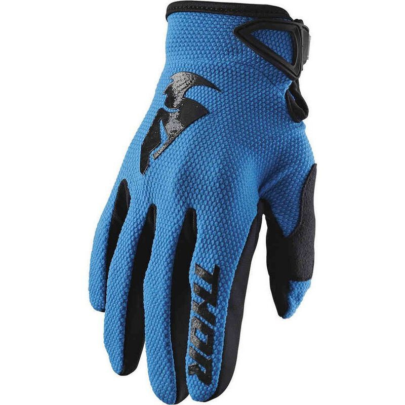 Перчатки для мотокросса, эндуро, THOR S20 Sector, размер XL, голубые.  #1