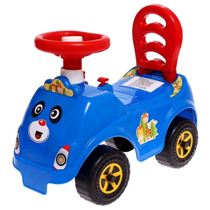 Guclu Машина-каталка Cool Riders "Сафари", с клаксоном, цвет синий  #1