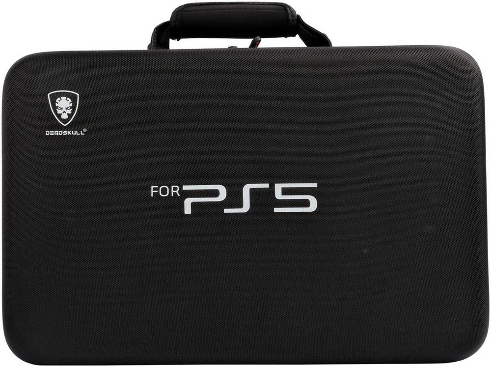 Дорожная сумка для хранения для консоли и геймпадов PS5 Dead Skull Black (черный)  #1