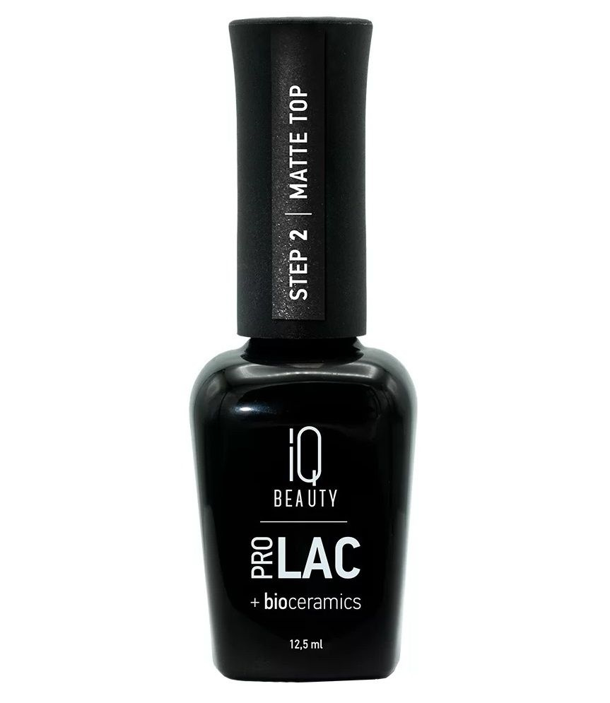 IQ Beauty, Финишное покрытие для лака матовое PROLAC+bioceramics Matte top 12,5 мл  #1