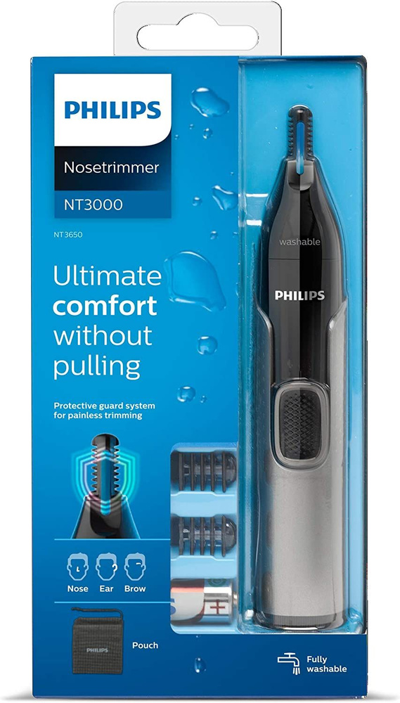 Триммер для носа и ушей, для бровей Philips NT3650/16 #1