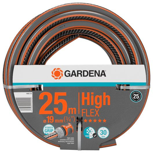 Шланг Gardena Comfort HighFLEX армированный с ребристым профилем 19 мм., 25 м 18083-20  #1