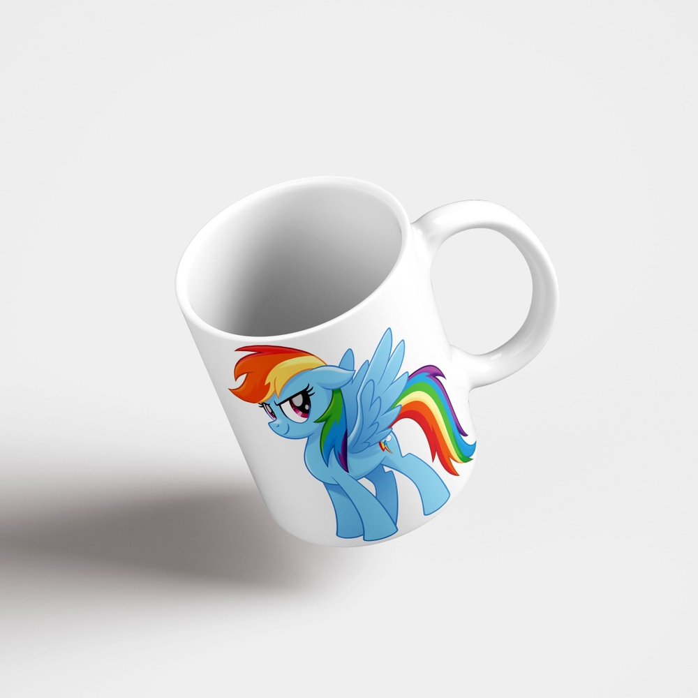 Кружка My Little Pony, MLP, Мой Маленький Пони, Рейнбоу Дэш, Rainbow Dash, 330 мл, 1шт.  #1