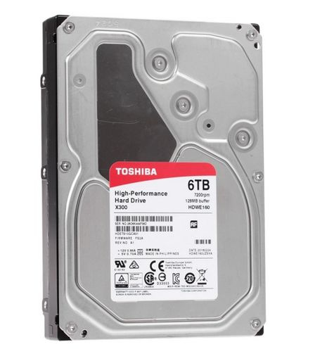 Toshiba 6 ТБ Внутренний жесткий диск X300 Performance (HDWE160UZSVA) (HDWE160UZSVA)  #1