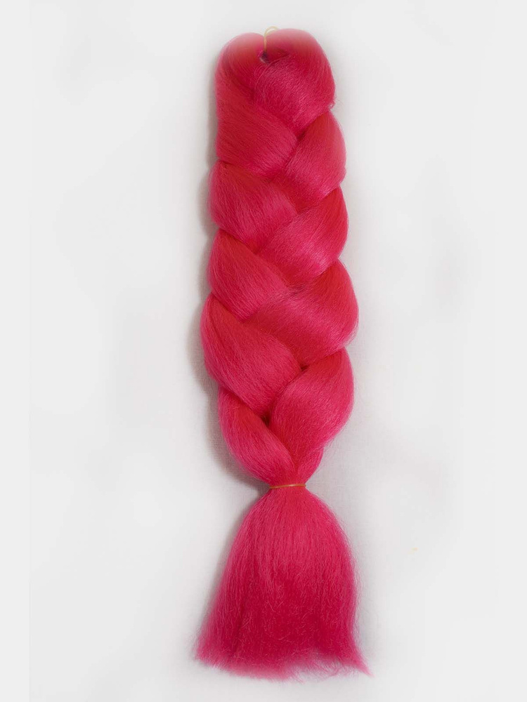Канекалон для волос, цвет фуксия, косички ЗИЗИ, афрокосы канекалон  #1