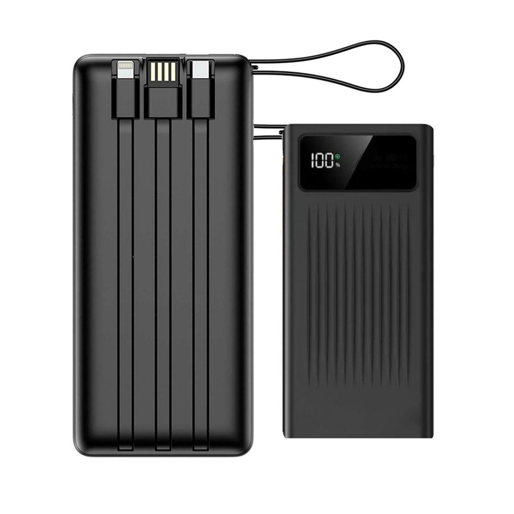 Внешний аккумулятор (Power Bank) GCR GREEN CONE RETAIL ZP-Y88_1_USB_USB  Type-C_Lightning_microUSB - купить по выгодным ценам в интернет-магазине  OZON (865516373)