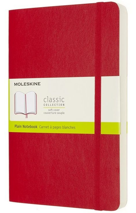 Блокнот без разметки Moleskine CLASSIC SOFT EXPENDED QP618EXPF2 13х21см 400стр. мягкая обложка, красный #1