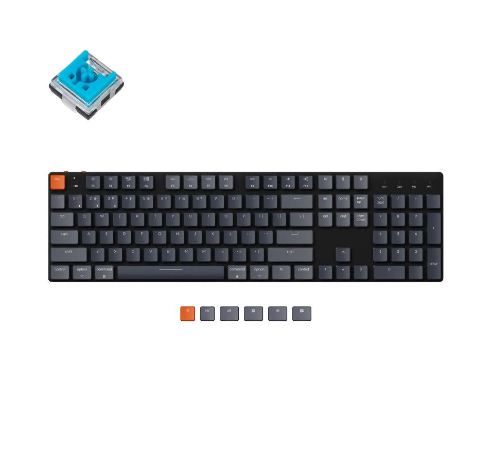 Игровая клавиатура Keychron K5SE Full Size RGB Blue Switch (K5SE-E2) #1