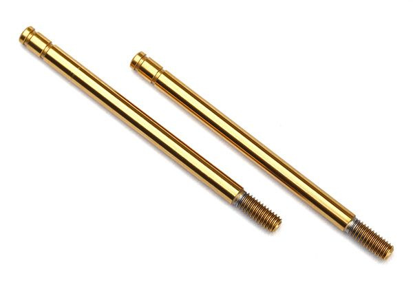 Шток shock shaft, 3x47mm (gts) (titanium nitride-coated) (2) TRA8263T. Запчасть для Traxxas.  #1