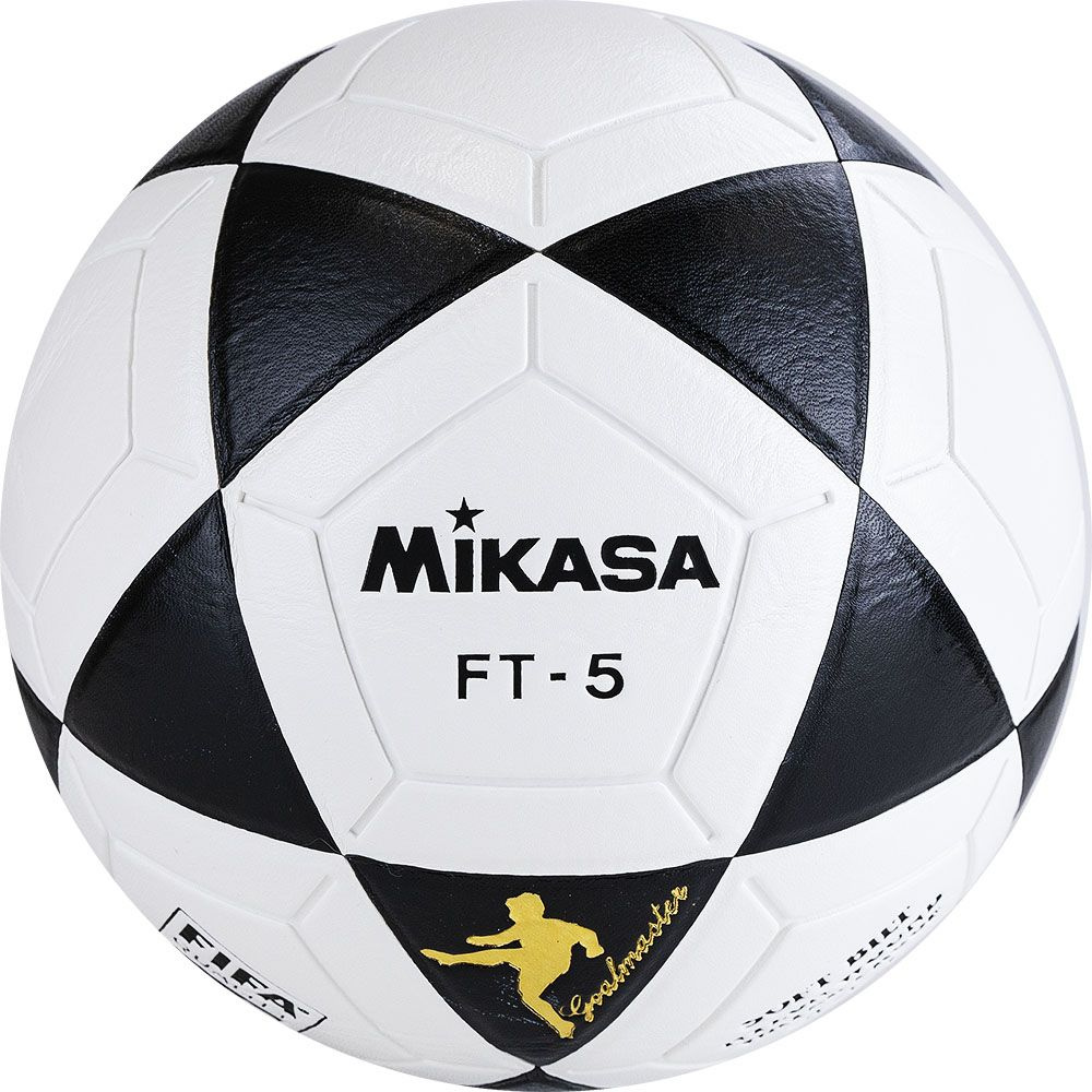 Мяч для футбола MIKASA FT5 FQ-BKW, размер 5, FIFA Quality, бело-черный #1