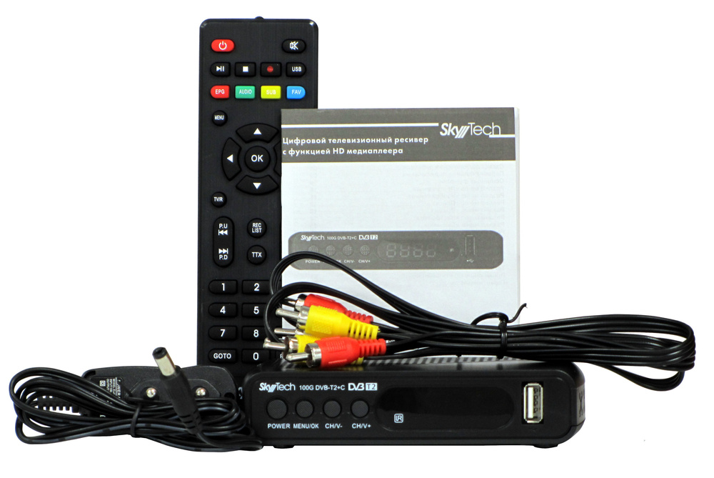 Skytech ТВ-ресивер 100G DVB-T2+C , черный #1