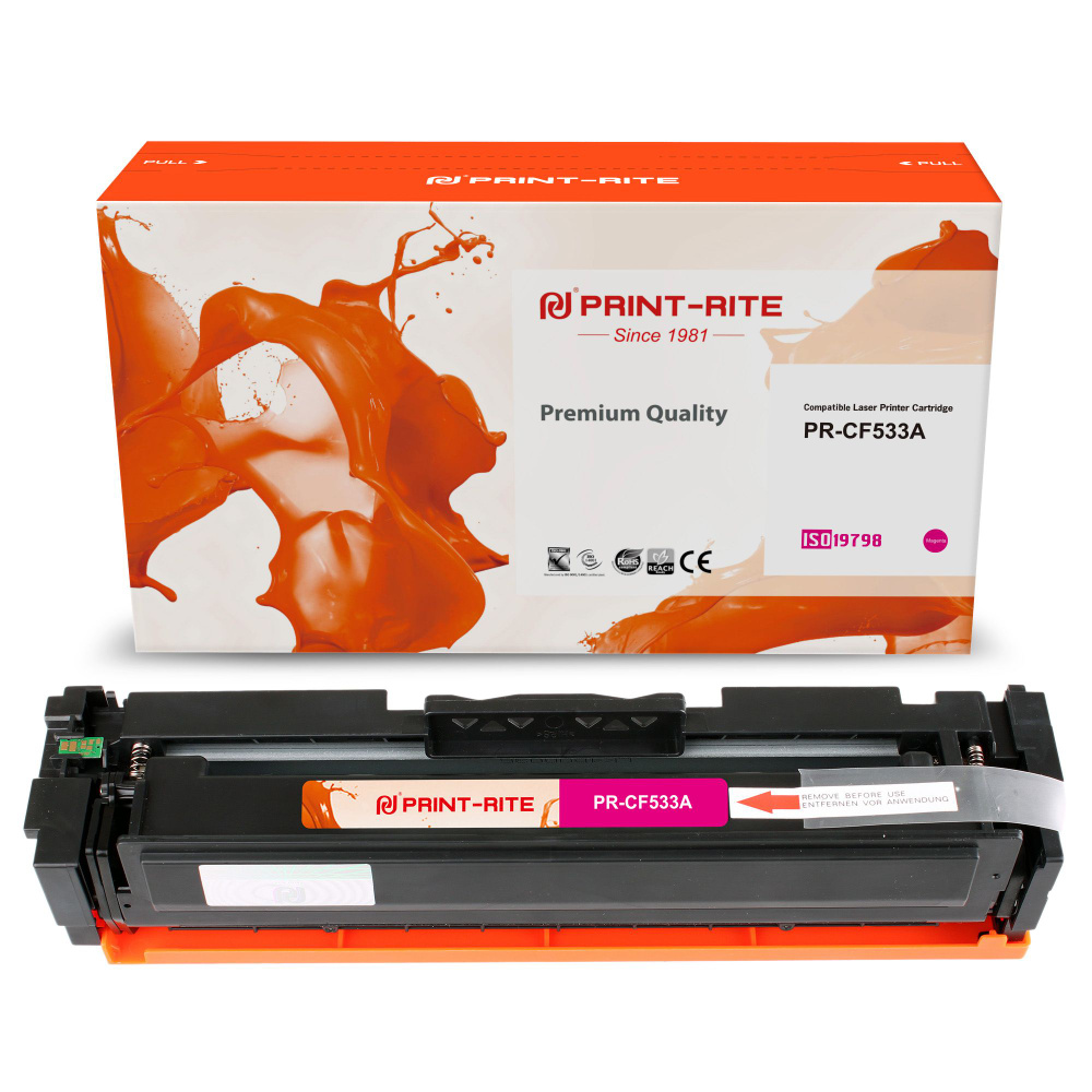 Print-Rite PR-CF533A картридж лазерный (HP 205A - CF533A) пурпурный 900 стр  #1