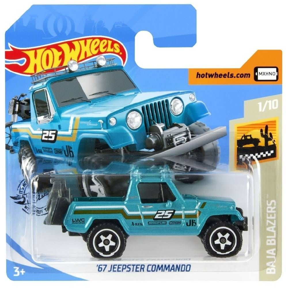 Машинка Hot Wheels Базовой коллекции '67 Jeepster Commando 71/250 #1