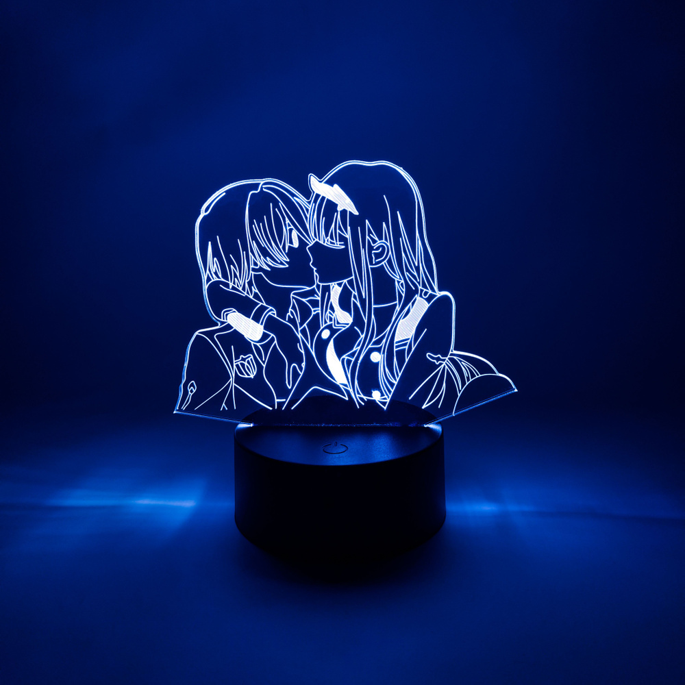 LED светильник Хиро и Ноль вторая из аниме "Милый во Франксе"  #1