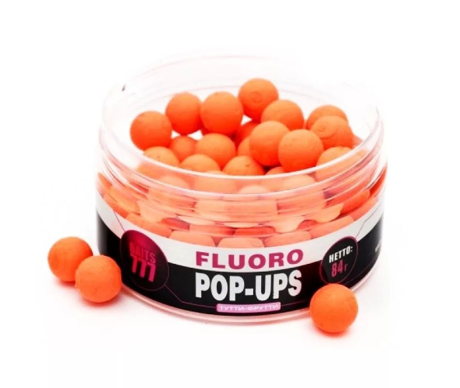 Бойлы плавающие 10 мм Тутти-Фрутти 777 Baits (Лихоносовы) - Likhonosov Tutti-Frutti Fluoro Pop-Up  #1