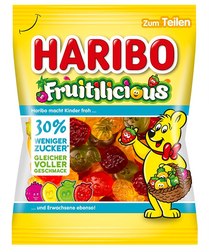 Мармелад HARIBO Fruitilicious Фруктовые вкусы 160 г #1