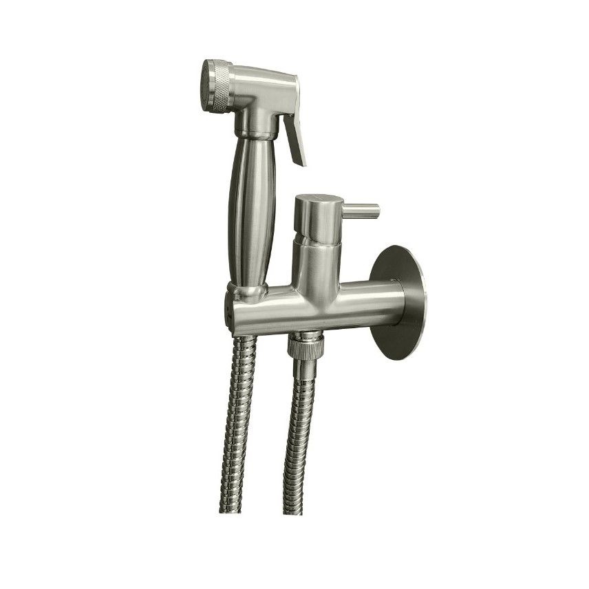 Гигиенический душ со смесителем Webert Elio EL870301345, никель #1