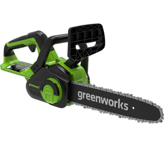 Цепная аккумуляторная пила GreenWorks G24CS25K4 24 В, 4 А*ч 2007707UB #1