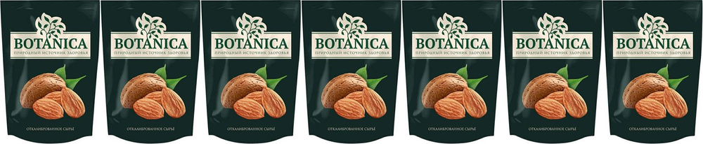 Миндаль Botanica сырой очищенный, комплект: 7 упаковок по 140 г  #1