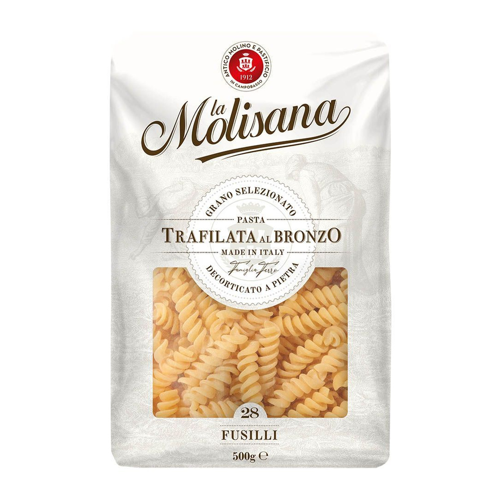 Макароны La Molisana Fusilli Спиральки (фузилли) из твёрдых сортов пшеницы № 28, 500г  #1