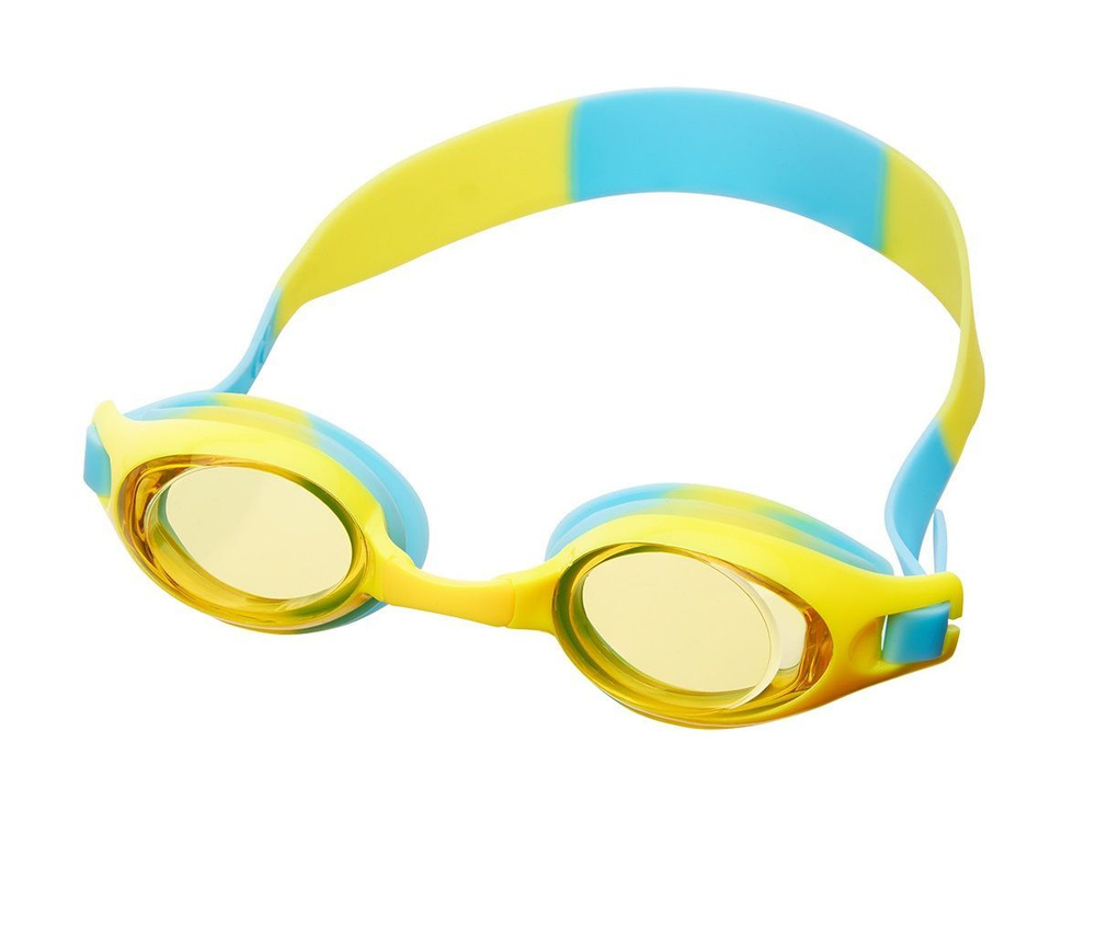 Детские очки для плавания желтые / Плавательные очки для детей  #1