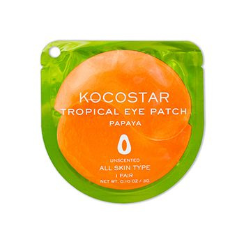 Патчи для глаз Kocostar Гидрогелевые тропические фрукты Папайя Tropical Eye Patch, Республика Корея 1шт #1