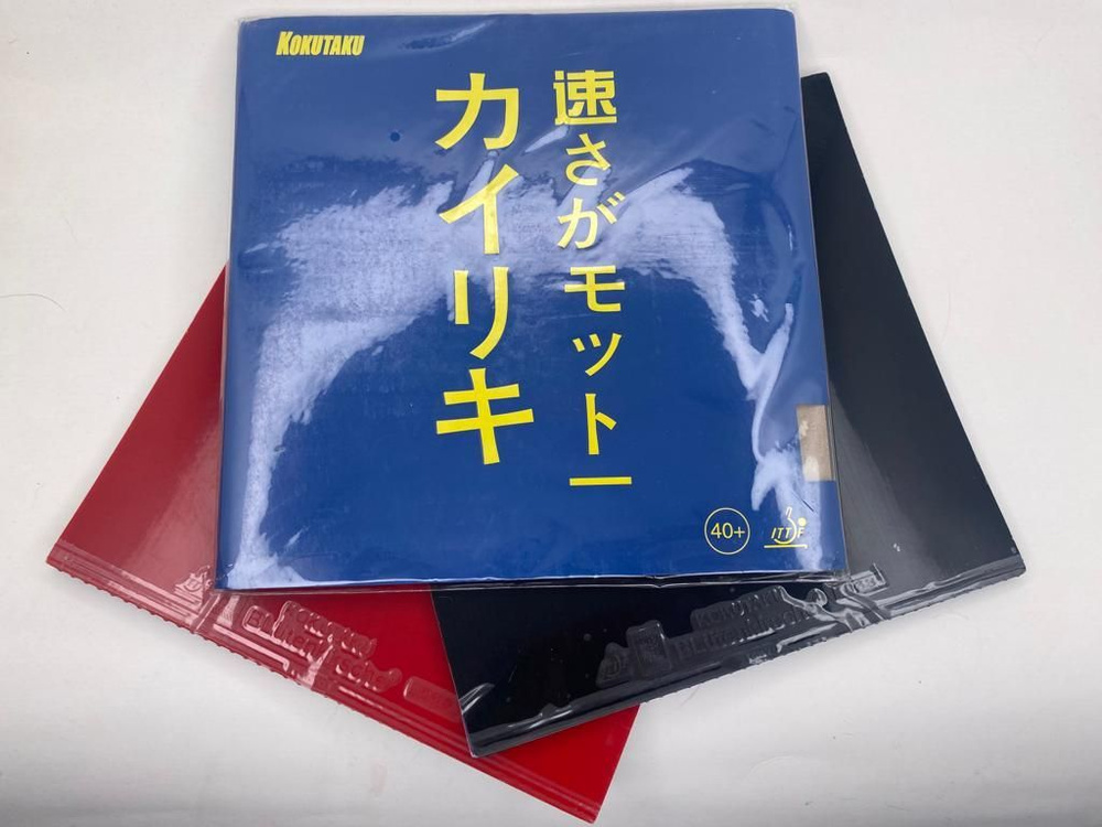 Накладка KOKUTAKU Blutenkirsche Tokyo красная на синей губке на ракетки для настольного тенниса  #1