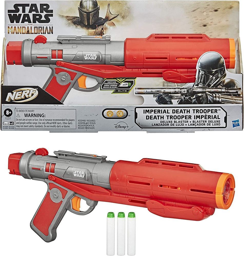 Бластер Nerf Star Wars the Mandalorian Imperial Death Trooper Deluxe Dart Blaster, The Mandalorian, Blaster #1