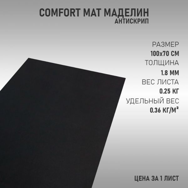 Comfortmat Антискрип для автомобиля, 1 м, 1 шт. #1