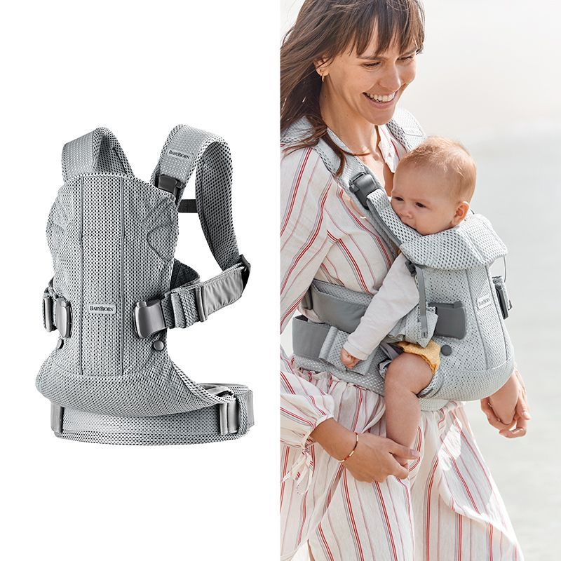 Слинг-эргорюкзак BabyBjorn One Air 3D Mesh для переноски ребенка с рождения и до 3 лет, 3 положения, #1